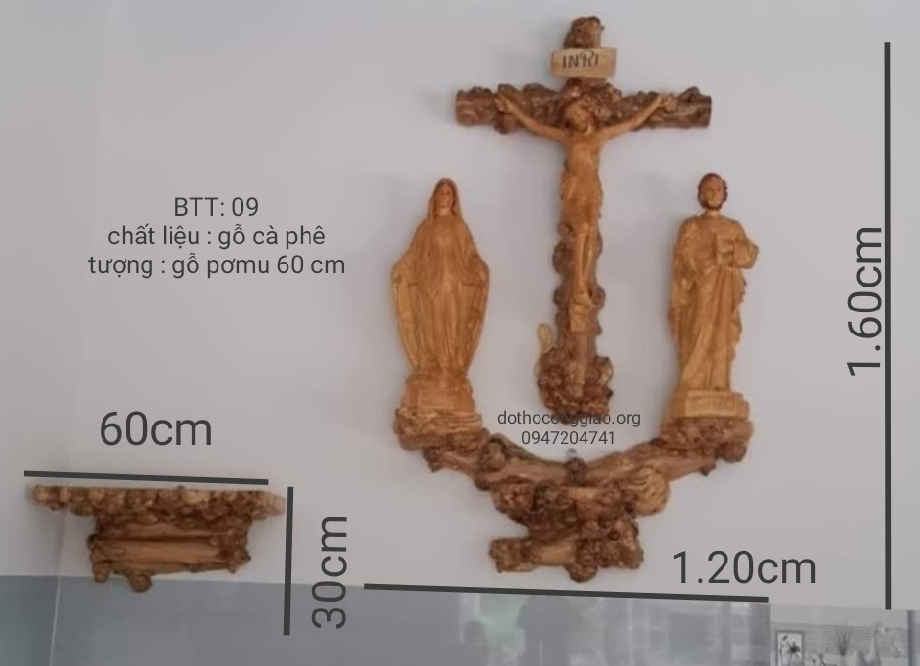 gỗ làm bàn thờ Công Giáo