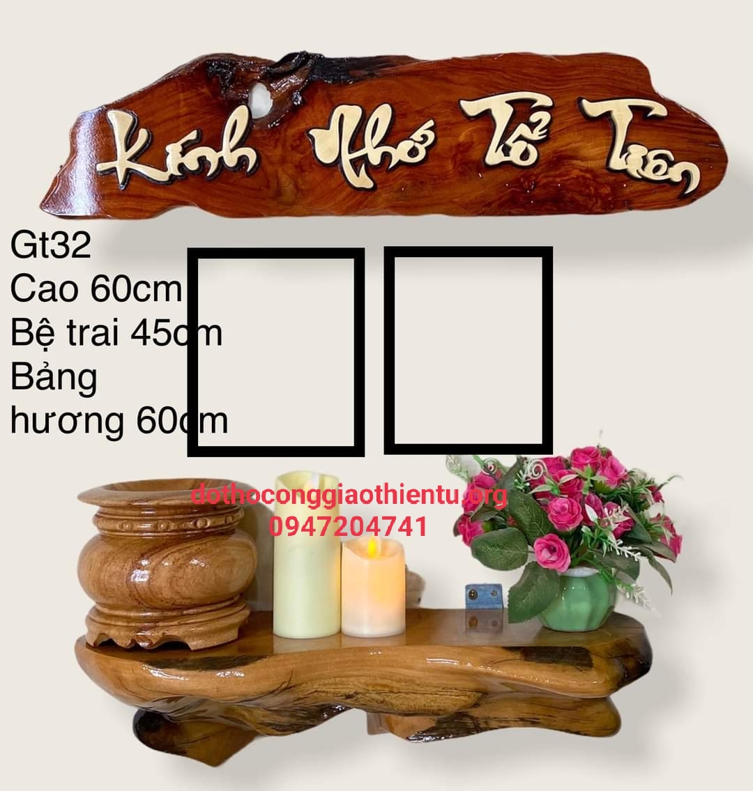 Bài trí bàn thờ Công Giáo
